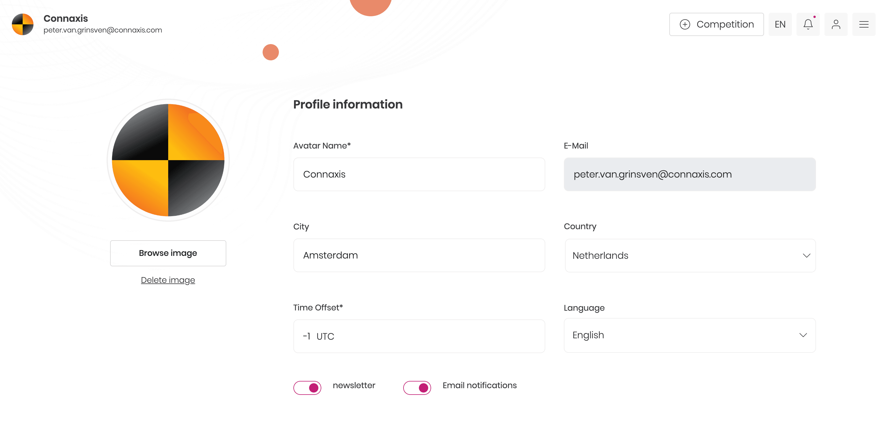 Your Account - Changing your email